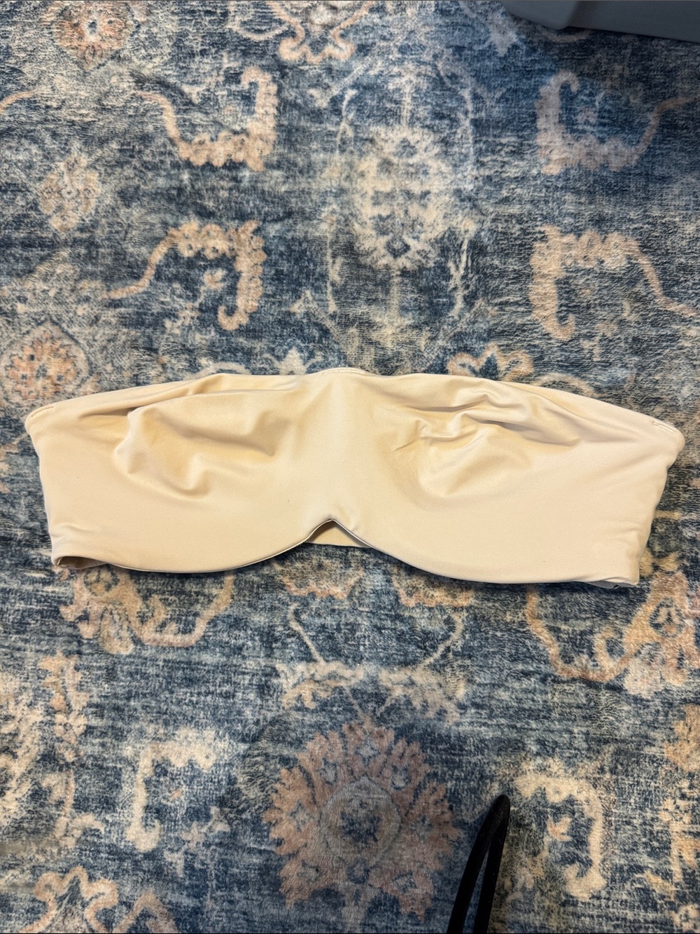 Strapless Bandeau Bikini Top in Nude